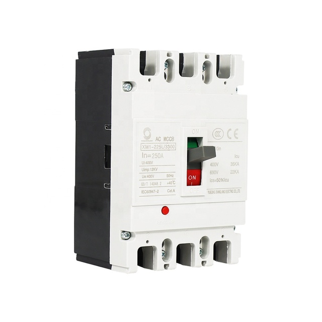 XM1-250L/3300 400V 35KA 690V 22KA 250A 3P Molded case Circuit Breaker MCCB