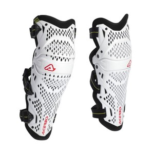 Genouillère Acerbis Impact Pro blanche, protection tout-terrain - Product Image 1