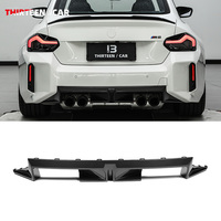 Diffuseur de pare-chocs arrière en fibre de carbone sèche style CS Thirteencar pour BMW G87 M2 Coupé 2023+