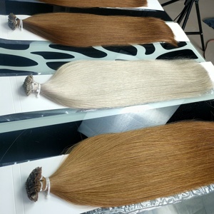 Extensiones de Cabello de Lujo al por Mayor con Punta Plana K, Extensiones de Cabello de Doble Trama Pre-Adheridas con Punta K, Cabello Humano Ruso con Cutícula Alineada - Product Image 3