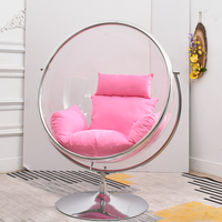 Chaise suspendue de jardin en acrylique transparent avec support – Offre spéciale