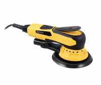 Lijadora Orbital Aleatoria Sin Escobillas de 400W con Cable Enchufable y Velocidad Variable para Acabado de Esquinas y Madera