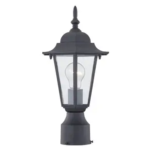 Exterior Lamp Post Lantern Head garden lights Waterproof clear glass die-cast Aluminum outdoor Post light