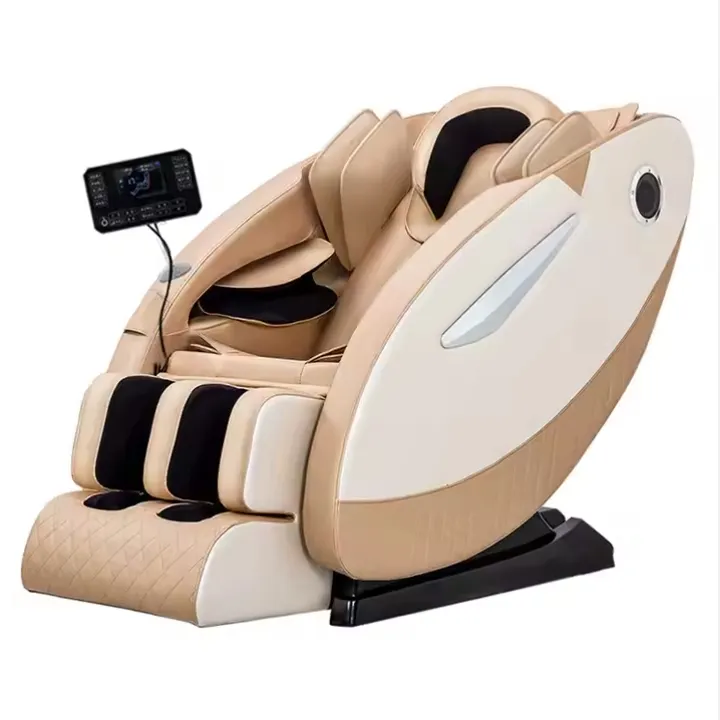 Preiswerter Luxushaus & Spa-Luftdruck-Shiatsu-Stuhl Massagegerät elektrisch 4D-Null-Schwerkraft-Gesamtrakörper-Massagestuhl
