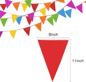 CCH - Bandera Triangular Personalizada con Logotipo, Decoración para Fiestas y Festivales, Bandera Colorida - Product Image 6