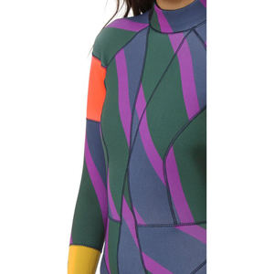 Néoprène Femmes Sexy Combinaisons 2MM Combinaison De Plongée À Manches Longues Jambe Courte Dos Zip Combinaison Humide Imprimé Plongée Surf Combinaison - Product Image 3