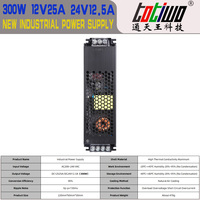 Alimentation à découpage DC basse tension dédiée pour vitrine à bijoux TOTIWO 12V25A 24V12.5A 300W – Transformateur PSU