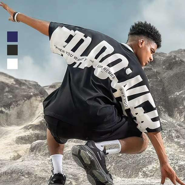 Streetwear Designer Oversized T-Shirt for Men - Custom Logo