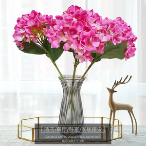 Flor de Hortensia Artificial de Tallo Único, Flor de Seda de 10cm-30cm, Decoración para Bodas y Hogar - Product Image 2