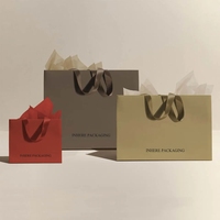 Vente en gros de sacs à provisions en papier avec impression de logo personnalisé sacs d'emballage de luxe pour cadeaux de mariage avec ruban
