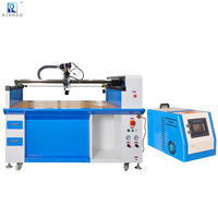 Machine automatique CNC de distribution de colle thermofusible pour boîtes à burgers, petits cartons ondulés et palettes de fards à paupières