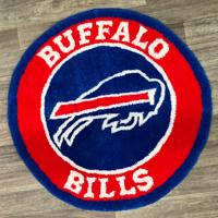 Tapis personnalisé durable CDC avec logo d'entreprise, tapis 3D à lettres sur mesure, tapis tufté à la main, tapis de zone unique, thème rugby et football