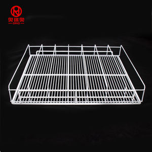 Aanpasbare draadrekken met draadverdelers voor supermarkt, PE-dipcoating, koelkastrekken, drankenpresentatie - Product Image 1