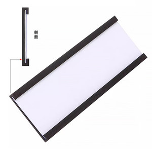 C-tipo Tira Magnética PVC Material De Papel Magnético & Etiqueta Titular Armazém Etiqueta Manuscrita Etiqueta De Metal Prateleira Etiqueta Titular - Product Image 2