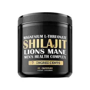 Private Label Free Sample Natural Shilajit Extract Tablets Supplement Shilajit Capsules Original Shilajit Pills