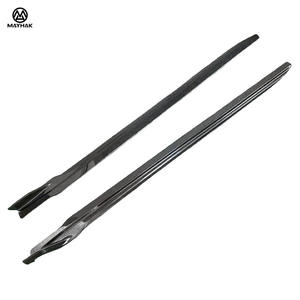 Minigonne laterali in fibra di carbonio 3K Twill Weave nere per BMW G01 X3 G02 <span class=keywords><strong>X4</strong></span>, kit carrozzeria stile Warrior <span class=keywords><strong>2018</strong></span>+ - Product Image 5
