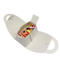 Boîte d'emballage de gâteau de beignet et de boîte à biscuits de nouveau design de haute qualité avec poignée