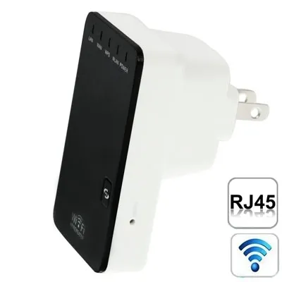 US Plug 300Mbps Nirkabel-n Mini Wifi Router, Mendukung Mode Operasi AP / Client / Router / Bridge / Repeater