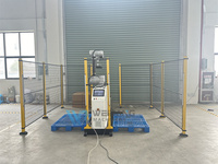 Kotak karton otomatis kasus Robot otomatis Stacker susun karton Palletizer Robot mesin palletisasi