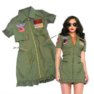 Costume de <span class=keywords><strong>femme</strong></span> de style <span class=keywords><strong>militaire</strong></span> de la guerre civile pour Halloween, inspiré des uniformes de films et de séries télévisées, en polyester, pour fêtes et scènes - Product Image 6