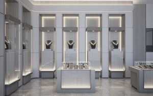 เครื่องประดับแฟชั่นที่ดีการออกแบบร้านเฟอร์นิเจอร์ไฟ LED เครื่องประดับตู้โชว์สำหรับตกแต่งร้านค้าห้างสรรพสินค้า - Product Image 3