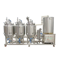 Vente en gros usine KIMLONG 50L/100L/500L Système d'équipement de brassage de bière artisanale à petite échelle avec roulement de moteur haute productivité et haute pression