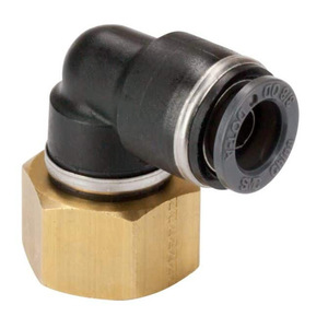 Smc 90 Degree Elbow Fitting 3/8 Pipe To 1/4 18 Npt Internal Thread Pneumatics Industry Use - Product Image 1