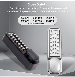 Freeze-proof and Low-temperature Resistant Design Mechanical <strong>Code</strong> <strong>Lock</strong> No Batteries Password Unlock Door <strong>Lock</strong> - Product Image 4