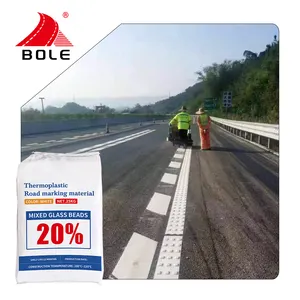 British standard BS 3262 20% pre-mixed glass beads hot melt coating strong wear resistance highway reflective road markings