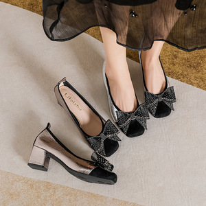 Scarpe grossolane abbinate a colori bloccate per donne con teste paffute e piedi larghi pigri e un grande calcio - Product Image 2