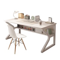 Bureau simple pour chambre à coucher Bureau pour maison Bureau simple pour étudiant Table d'ordinateur Bureau de jeu avec panneau perforé