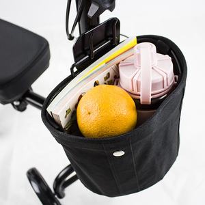 אור משקל ניתן להיגוי הברך קטנוע עם סל מתקפל 4-רגליים הברך ווקר עבור אנשים להשבית ניידות איידס - Product Image 3