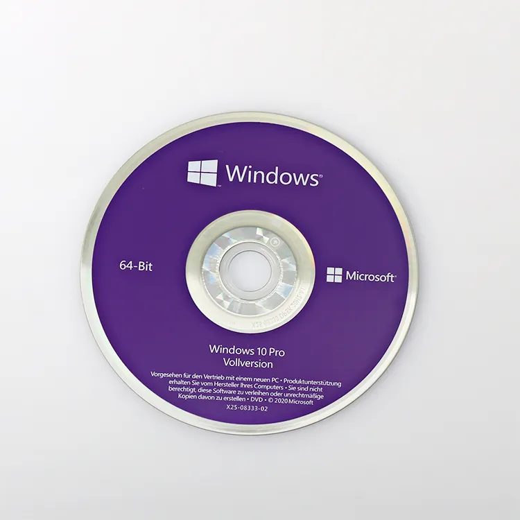 Microsoft Windows 10 Pro License Retail Key 100% Online Activate Win 10 Pro Key dvd full package
