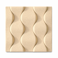 Panneau acoustique 3D géométrique moderne en fibre de polyester 50x50cm avec réduction du bruit, design écologique pour écoles, crèches et chambres