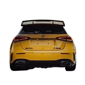 Difusor trasero directo de fábrica con tubo de escape para Mercedes Benz Hatchback A CLASS W177 actualización a estilo A45 AMG - Product Image 1