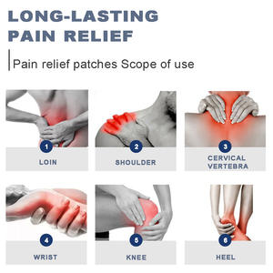クロスボーダーバルク不織布中国の石膏パッチホット圧縮膝頸椎腰椎ヨグワート裸パッチ - Product Image 2
