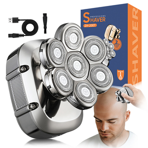 เครื่องโกนหนวดอัจฉริยะแบบชาร์จไฟได้ รุ่นเซเว่นเบลด ใช้พลังงานจาก USB สำหรับโกนผมและหนวดเครา เหมาะสำหรับใช้ในบ้านและปลอดภัยต่อการใช้งาน - Product Image 1