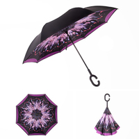 Parapluie classique à double couche 8K en métal droit pour adultes, semi-automatique