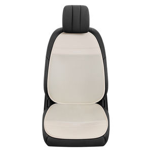 Juego completo de cojín de asiento de coche de 5 plazas de tela de lino suave universal de cuatro estaciones para oficinas Automotrices - Product Image 1