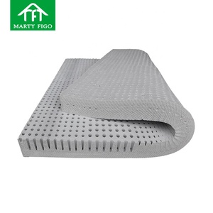 Custom Breathable Cooling Pure Rubber <strong>Mattress</strong> Sleep <strong>Bed</strong> Pad Hypoallergenic Mat Orthopedic Natural Latex Bamboo <strong>Mattress</strong> <strong>Toppers</strong> - Product Image 1
