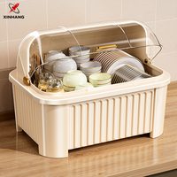 Étagère de rangement pour vaisselle XinHang, étagère de rangement en plastique pour la vaisselle, boîte de rangement multifonctionnelle pour comptoir