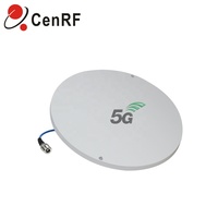 Antenne de communication omnidirectionnelle 4G 5G pour plafond, intérieur, DAS IBS, gain élevé, 698-3800 MHz, RF, IP67, polarisation horizontale, CenRF
