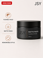 Pâte coiffante mate 100 ml pour hommes – Fixation souple, fini mat, coiffage facile, texture cire-gel – Marque privée OEM ODM Vente en gros