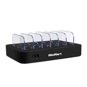 Laadstation 6 Poort Mobiele Telefoon <span class=keywords><strong>Usb</strong></span> <span class=keywords><strong>Hub</strong></span> Oplader Dock Station Organizer Snel Opladen Multi Poort Telefoons Elektronisch Apparaat - Product Image 6