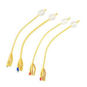 Catéter Foley de Látex de 3 Vías para Drenaje de Orina, Desechable, de Alta Calidad Médica - Product Image 3