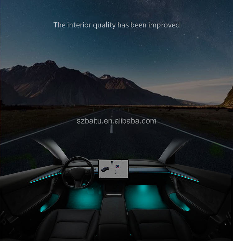 Interior Car Ambient Light for Tesla Model 3 Y - Auto LED Light