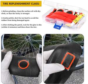 עמיד בפני אופני כביש צינור פנימי צינור רב-תכליתיים לתיקון דליפה-הוכחה עבור צמיג אופני הרים - Product Image 5