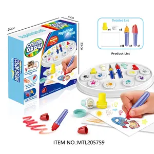 Ander Educatief Tekenspeelgoed <span class=keywords><strong>Set</strong></span> Kleur Wonder <span class=keywords><strong>Magic</strong></span> Penseel Schilderen Doe-Het-Zelf Creatieve Kits Puinhoop Gratis Schilderij Station Geschenken Voor Kinderen - Product Image 2