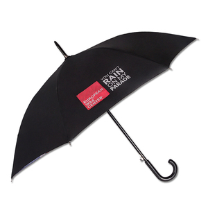 Tùy Chỉnh Hình Ảnh Bên Trong Đầy Đủ Màu Sắc In OEM Hai Tán Ô Thẳng Với 14Mm Đen Coated Steel Shaft - Product Image 4