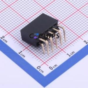 FH-00489 Pin Socket Through hole Component (THT),P=2.54mm Connector 2x5P 2.54mm 2.54mm Square Hole - Product Image 2